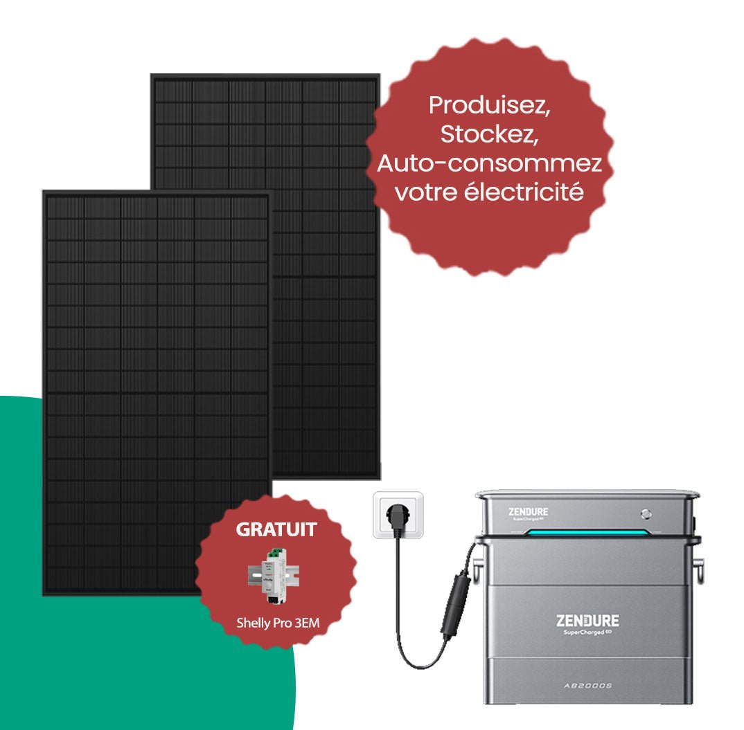 AIO Pro 2000 - Kit Solaire Plug and Play - Zendure Maroc