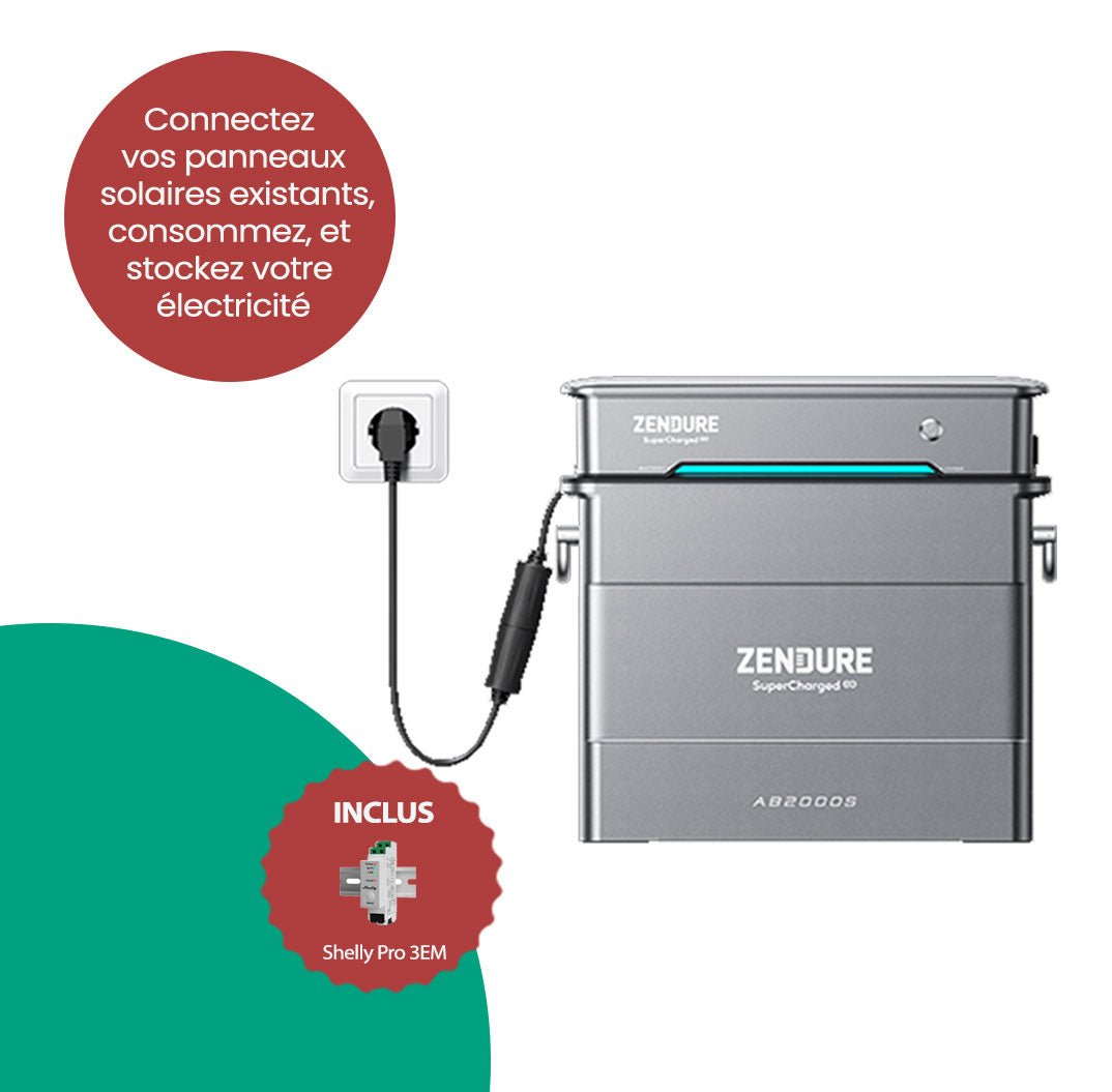 Hyper 2000 - Kit Solaire de Production D'électricité - Zendure Maroc