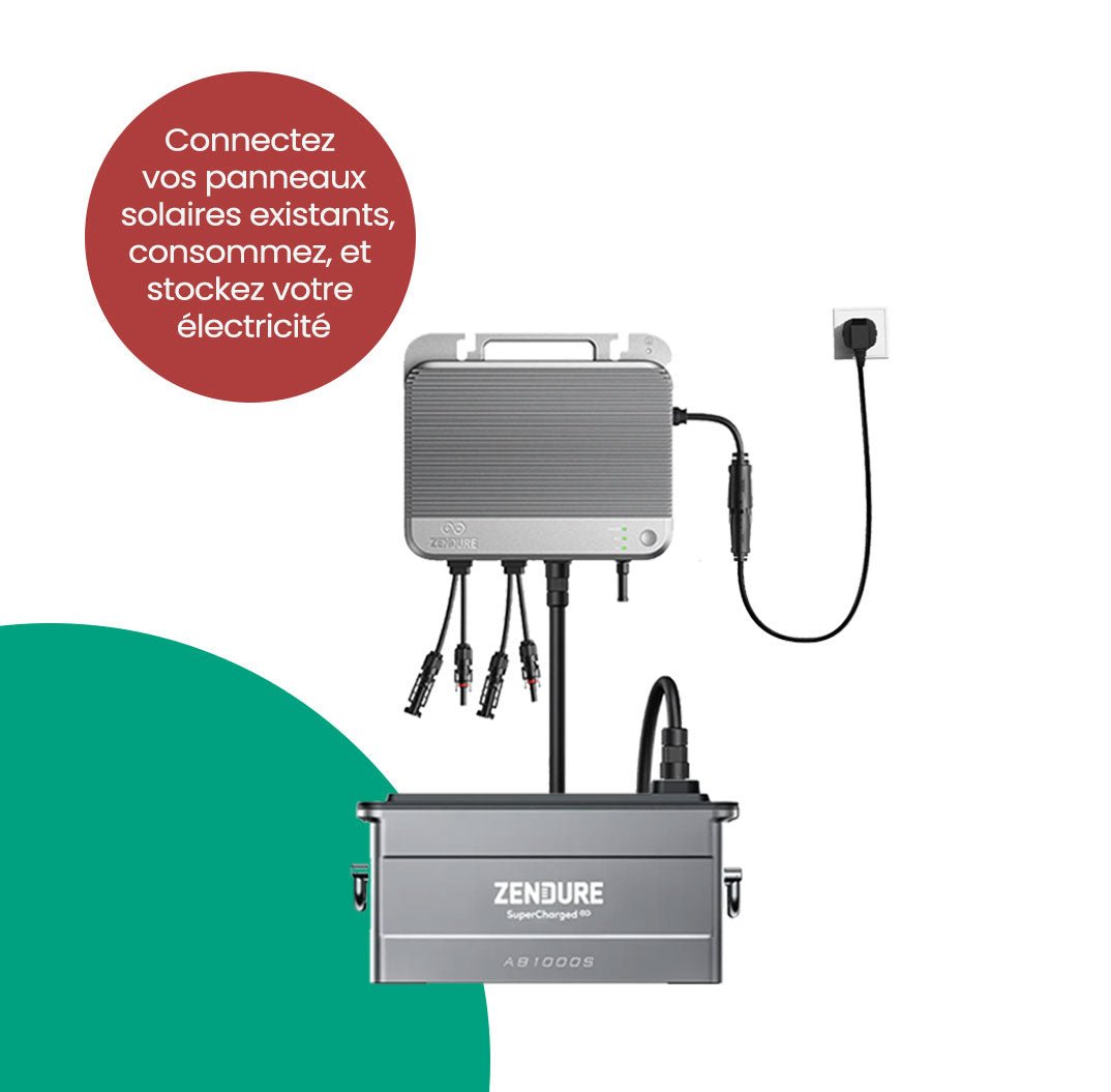 SolarFlow 800 - Kit Solaire de Production D'électricité - Zendure Maroc