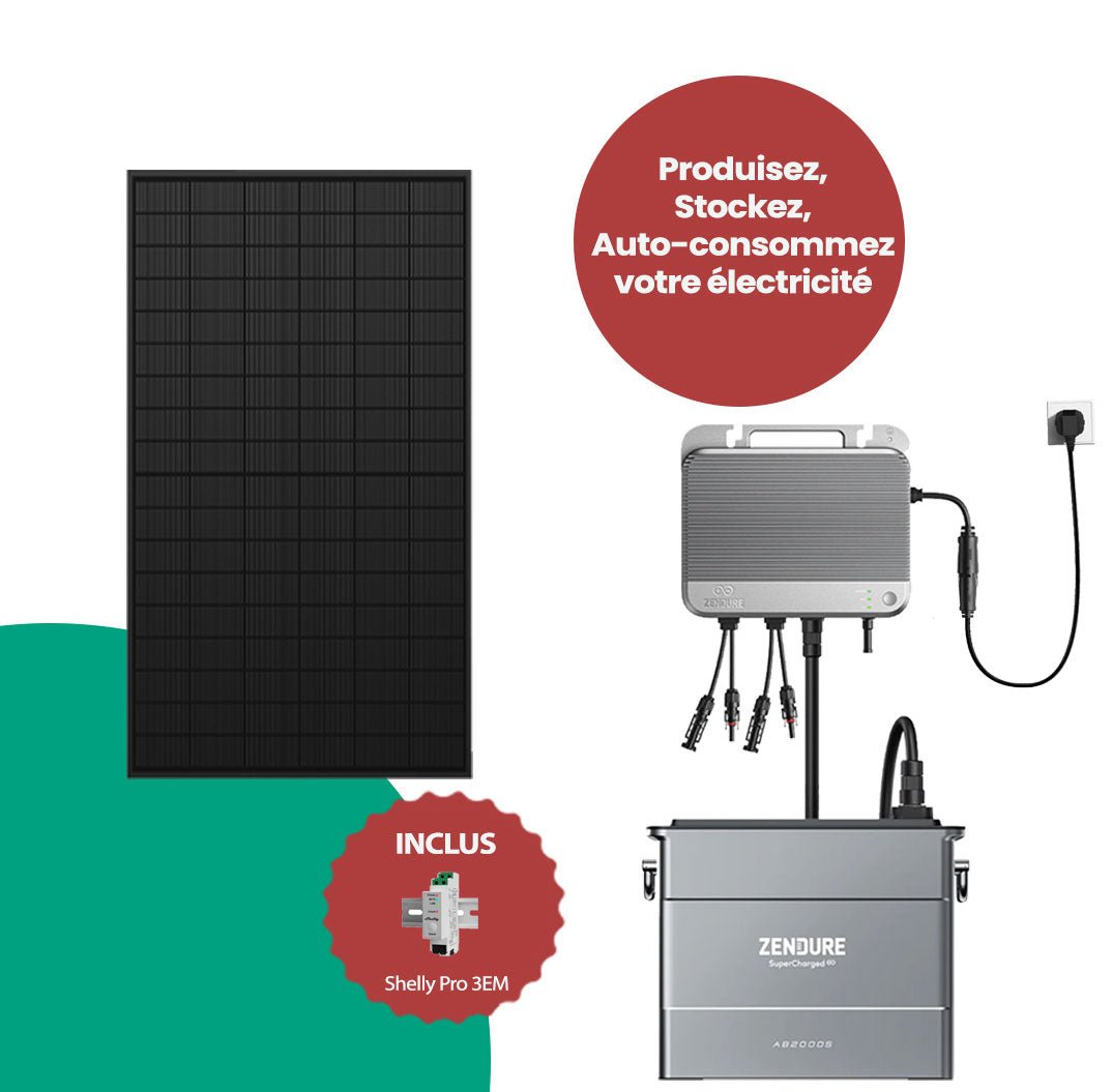 SolarFlow 800 - Kit Solaire de Production D'électricité - Zendure Maroc