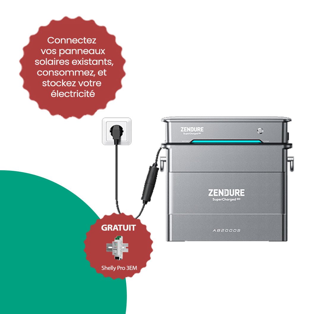 AIO Pro 2000 - Kit Solaire Plug and Play - Zendure Maroc