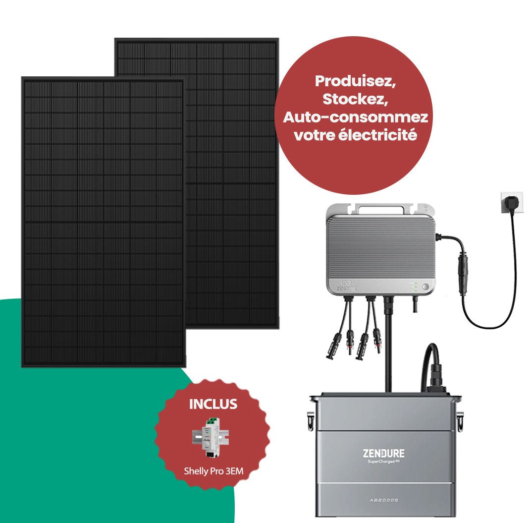 SolarFlow 800 - Kit Solaire de Production D'électricité - Zendure Maroc