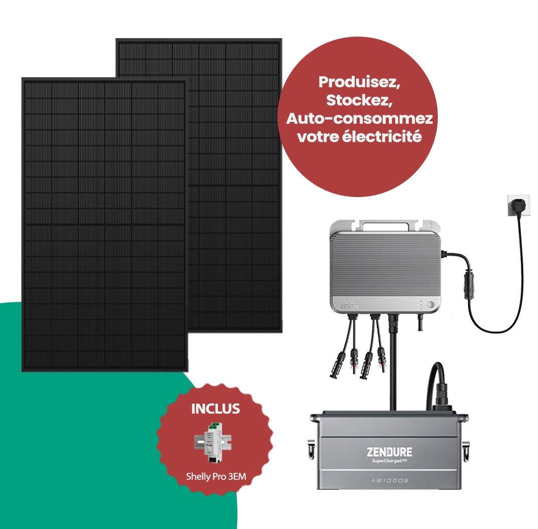 SolarFlow 800 - Kit Solaire de Production D'électricité - Zendure Maroc